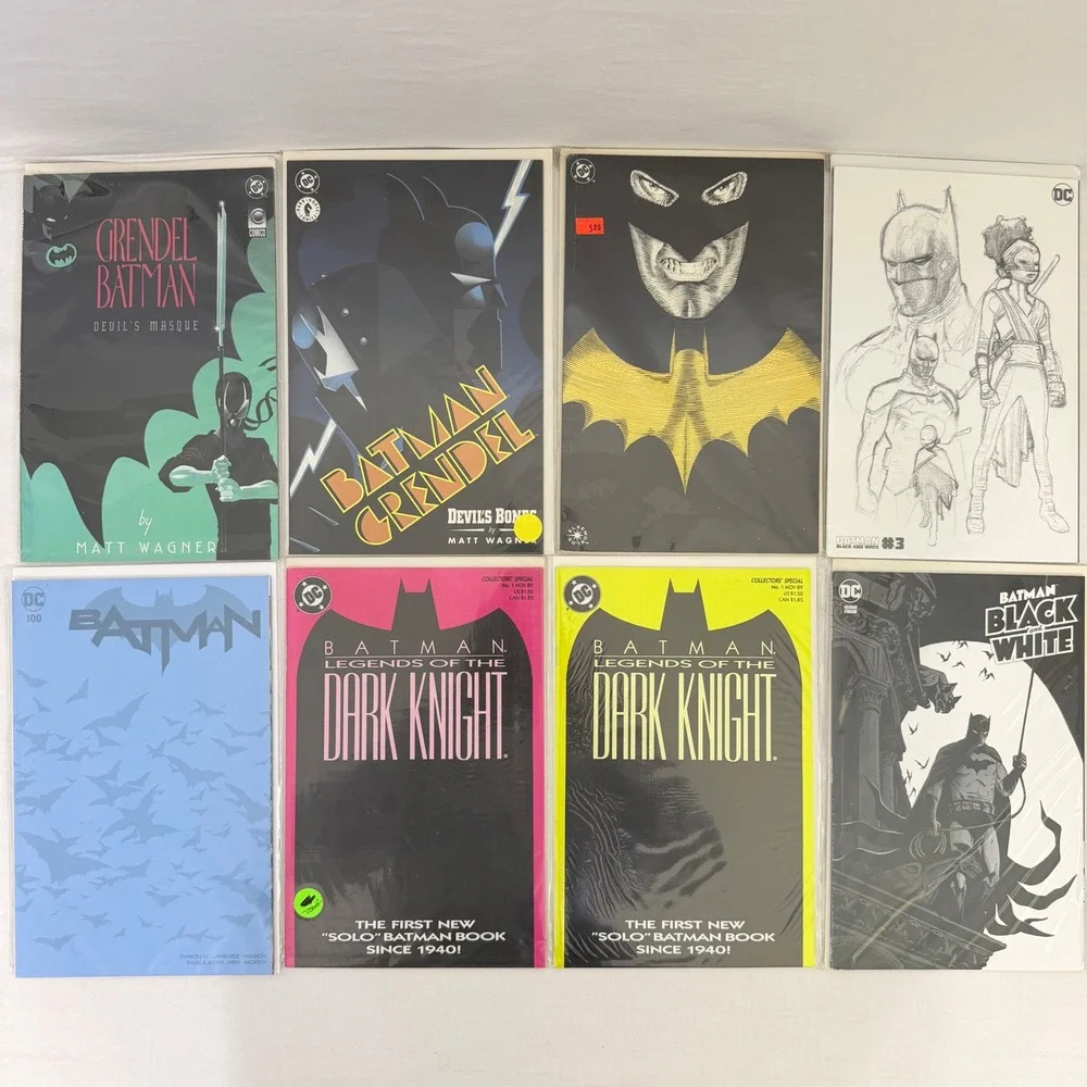 Batman Comic Book‎ Lot Grendel Legends Dark Knight Black White 8ct